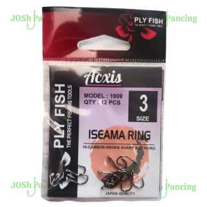 Kail Acxis 1009 ISEAMA Ply Fish mata pancing Japan fishing hook kualitas TOP