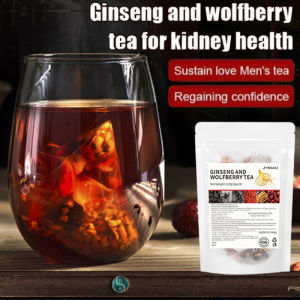 Goji Berry Tea Ginseng Herbal Tea Energizing Health Support Natural Wellness Drink