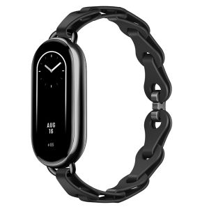 Fashion Style Strap For Xiaomi Smart Band 10 original New Popular Watch Wristband For Xiaomi Mi Band 10 9 8 MiBand9 Mi9 MiBand8 Hollow Out Silicone Bracelet