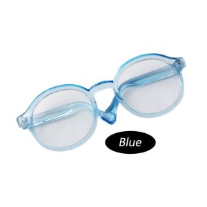 BLACKON Phụ kiện búp bê Kính nhựa trong suốt Trong suốt Nhựa Kính Tròn búp bê Kính mắt búp bê Tròn Kính búp bê mini Quà Tặng trẻ em