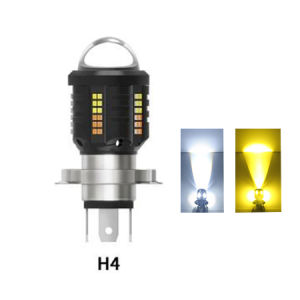 1Pcs P15d Ba20d H4/H6 LED Motorcycle Headlight H4 Lens Signal Lamp Hi-Lo Beam Fog Lamp 12V 24V 6000K
