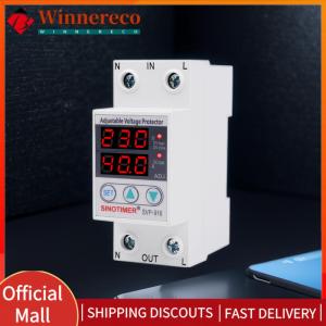 【winnereco】 SVP-916 Adjustable Voltage Surge Protector Relay with Limit Current Protection
