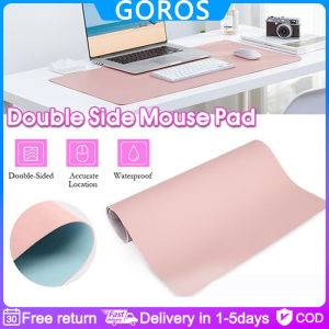 【In Stock】Desk Mat Laptop Pad Large Mouse Pad Double Sided Portable Leather Suede Desk Pad Computer Mouse Pad Desk Pad Keyboard Pad
