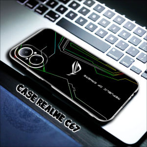 Case REALME C67 terbaru 2024 Motif rog Clear Case Softcase Bening Tebal Casing Hp