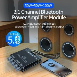 Portable Bluetooth 21 Channel Amplifier TDA7498E DIY Audio Subwoofer Module