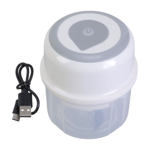 Nhỏ dùng nguồn USB dụng cụ nghiền tỏi 250ml Dụng cụ thái rau không dây điện máy nghiền cho hiệu quả chuẩn bị