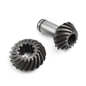 FUXING High Carbon Steel Gear Assembly For Brush Cutter And Grass Trimmer Mower Power Tool Replacement Part Black