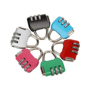 UUMIR Zinc alloy 3 Digit Password Lock Anti-theft Padlock Dormitory Cabinet  Lock Portable Backpack Zipper Lock Travel