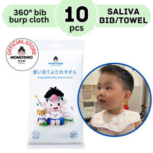 Baby Saliva Absorbent BIb Towel for Baby  Saliva Bib for baby Momotaro  Baby nd 10pcs