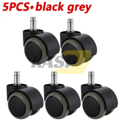 5PCS Office Chair Wheels Heavy Duty Swivel Computer Chair Wheel Caster Rollerblade Replacement Wheel