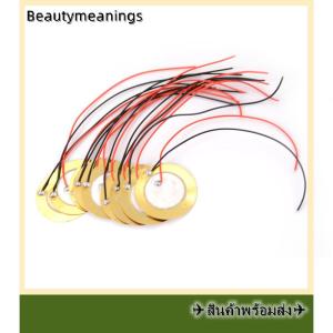 💥💌【Special price】✈️Ready Stock✈ 10ชิ้น27มมเซ็นเซอร์ทริกเกอร์ดรัมดิสก์ + ลวดทองแดงองค์ประกอบ Piezo