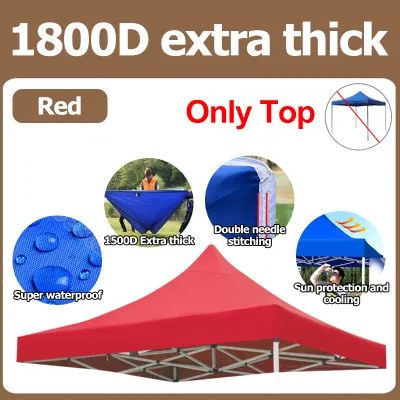 【Durable for 50years】Tent Cover 3200D Extra thick Tent Cover Replacement 2x2 2x3 3x3 3x4.5 3x6m Durable Outdoor Tent Cover Car Roof waterproof tents for camping tent for car parking