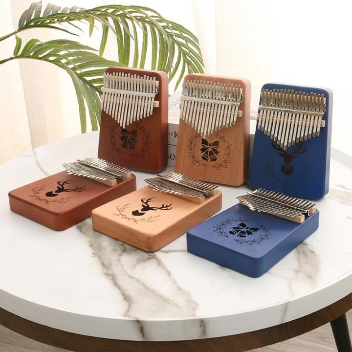 Thumb 17 note beginner kalimba peach blossom core finger fiddle instrument Karimba piano tuning Folk & World Keyboards