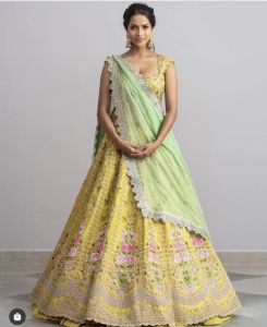 [PRE-ORDER] SEMISTITCHED LEHANGA CHOLI {ETA:2025-12-31}
