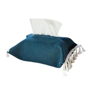 Minimalists Sturdy Fabric Tissue Holder for Home and Office Craft from Soft Cotton Linen Materials Tissue Organization