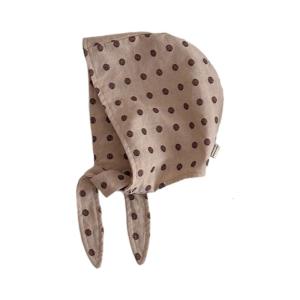 Infant Turban Caps Comfortable Baby Headwear Dotted Patern Providing Warmth & Charm for Boy & Girls From Birth to 3 Year