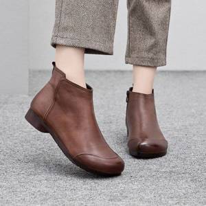 Import Terbaru Kulit Sepatu Boots Wanita Tinggi Casual Keren Formal Lembut Empuk Ringan Kerja Kuliah Cewek Cantik Kekinian 235