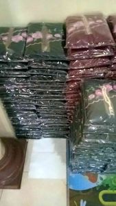 Mukena putih dewasa siti khodijah free tas bordir dan tasbih