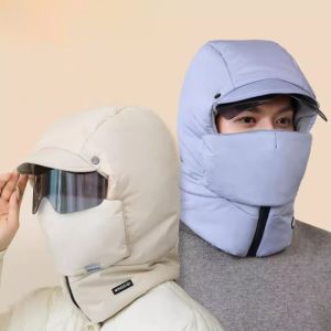 PENGA Windproof Warm Winter Hat Neck Protector Cold Proof Earmuff Hat Comfortable Winter Ski Hiking