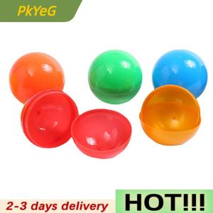 PkYeG 50Pcs Mini 32MM Clear Transparency Plastic Capsule Toy Ball Tiny Container Making Things Model Gashapon toy