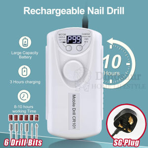 Electric Nail Grinder Cordless Nail Polishing Machine With Light Portable Mini Electric Manicure Art Pen Tools For For Manicure Grooming Kit Polisher Remover