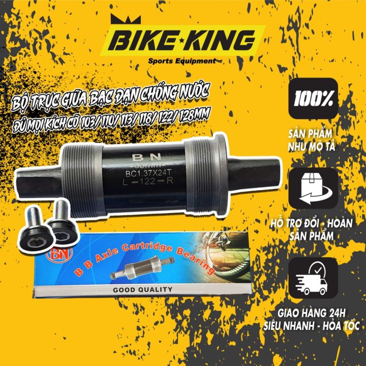 Trục Giữa Cốt Vuông Bạc Đạn Cho Xe Đạp Siêu Mượt Đủ Kích Cỡ 103/110/113 ...