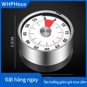 WHPHous Nhà bếp hẹn giờ thời gian nhắc nhở 60 phút nam châm hình tròn công cụ nhà bếp đếm ngược báo động nhắc nhở cơ khí nấu ăn hẹn giờ