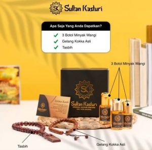 PARFUM MINYAK WANGI SULTAN KASTURI 100 % HALAL