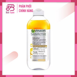 Tẩy trang Garnier Skin Active Oil Infused Micellar Cleansing Water (Màu Vàng Nắp Trắng)