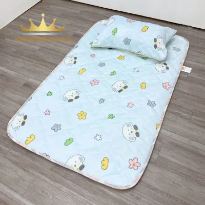 Nệm Topper điều hòa Kingcool cho em bé sơ sinh mầm non tiểu học ở nội trú gấp gọn tiện lợi Vuaremgiasi