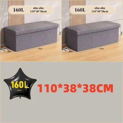 kulit Storage Box Kotak Sofa Penyimpanan Kursi Penyimpanan Barang Bangku Serbaguna Kotak penyimpanan