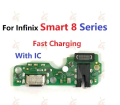 บอร์ดชาร์จเร็วสำหรับ Infinix Smart 8 Pro Plus HD X6525 X6525B X6526. 