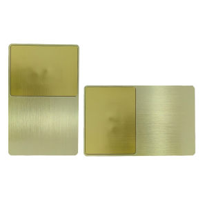 10 cái 504 byte 13.56MHz không tiếp xúc thông minh NFC doanh nhân thép không gỉ thẻ có thể được in trên cả hai mặt