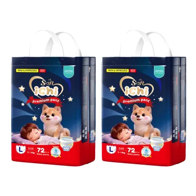 ICHI 【BUY 1 TAKE 1】soft night pull-up pants Disposable Baby Night Diaper Large Capacity Absorption