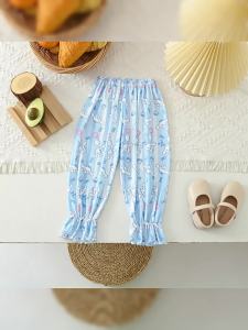 2024Sanrios Kuromi Antimosquito กางเกง Cinnamoroll My Melody การ์ตูนฤดูร้อนกางเกงลำลองอะนิเมะ Legbinding กางเกงน่ารักสาวของขวัญ