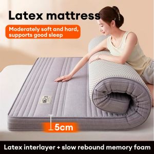 (50% OFF) MISO Latex Memory Foam Mattress High Resilience Single/Double/Queen/King Size Bed Foam Mattress