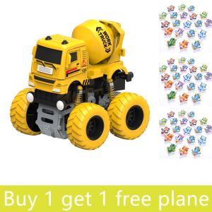 Assorted Monster Truck Engineering Vehicle Toy Set Kids Friction Powered Gift for Toddlers