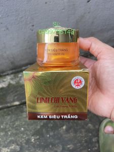 Kem Siêu Trắng Da Linh Chi Vàng Vip 25g