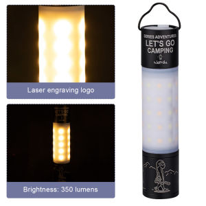IPX4 Waterproof Emergency Flashlight 350LM with Power Bank - Ideal for Camping and Hiking Trips