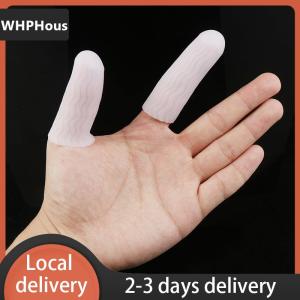 [COD] WHPHous Ship within 24 hours 1 Pairs Silicone Gel Tube Bandage Finger Toe Protector Glove Sleeves Pain Relief