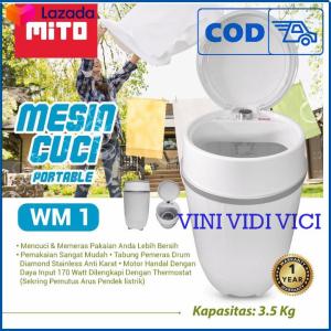 MITO WM1 Mesin Cuci Portable Mini Kapasitas 35KG