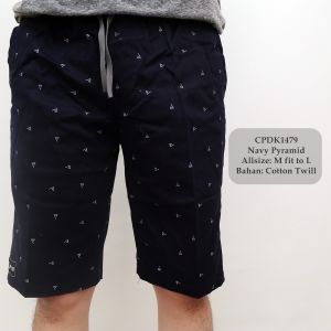 Celana pendek pria chino motif cetak printing / celana pria dewasa import