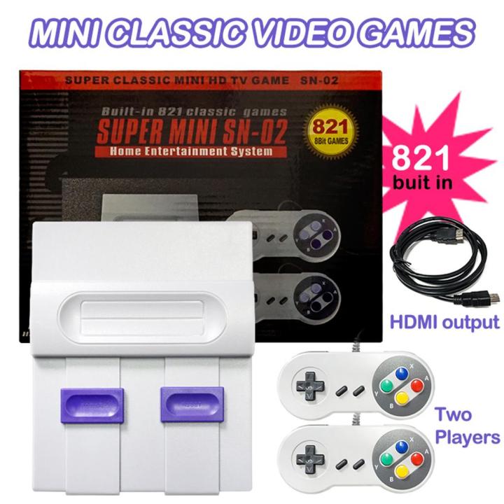 LZD SUPER MINI SNES NES Retro Classic Video Game Console TV Game