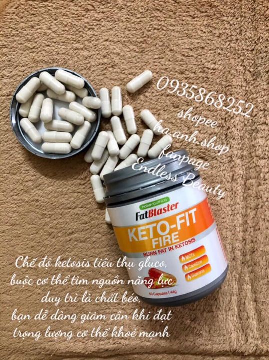 Keto Fit Fire Naturopathica Fatblaster 60 viên của Úc Lazada.vn
