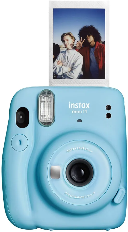 FUJIFILM INSTAX MINI 11 SKY BLUE Instant Camera With Auto Exposure