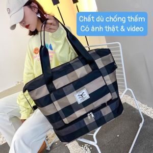 Túi Du Lịch Cỡ Lớn M.A.N.I.Y Đi Chơi Thể Thao Tập Gym Chất Vải Dù Dai Chống Thấm Handbag