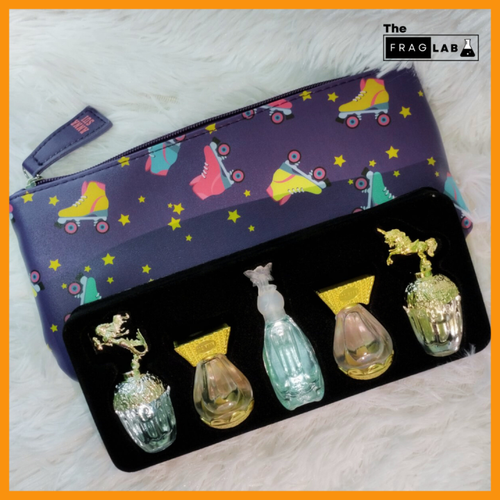 Anna Sui Miniature Collection 5x5ml Set with Pouch Mini Perfumes
