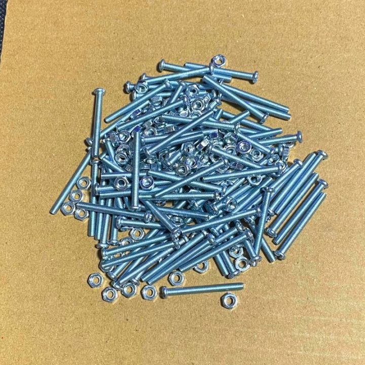 Ốc Vít Tán M3x30mm Kèm Đai Ốc – Bộ 100 Con (~170g) Vít Máy M3 Ren Mịn ...