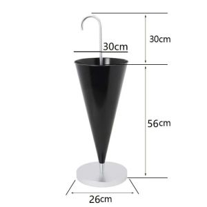FFBH Metal Umbrella Racks Large Capacity Floor Standing Umbrella Racks Modern Creative Umbrellas Shelf Multifunctional Storage Stands 6K4N7