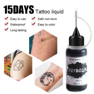 10ml Liquid Tattoo Ink Hollow Template Tattoo Cream Henna Tattoo Cream Tattoo Accessories Tools